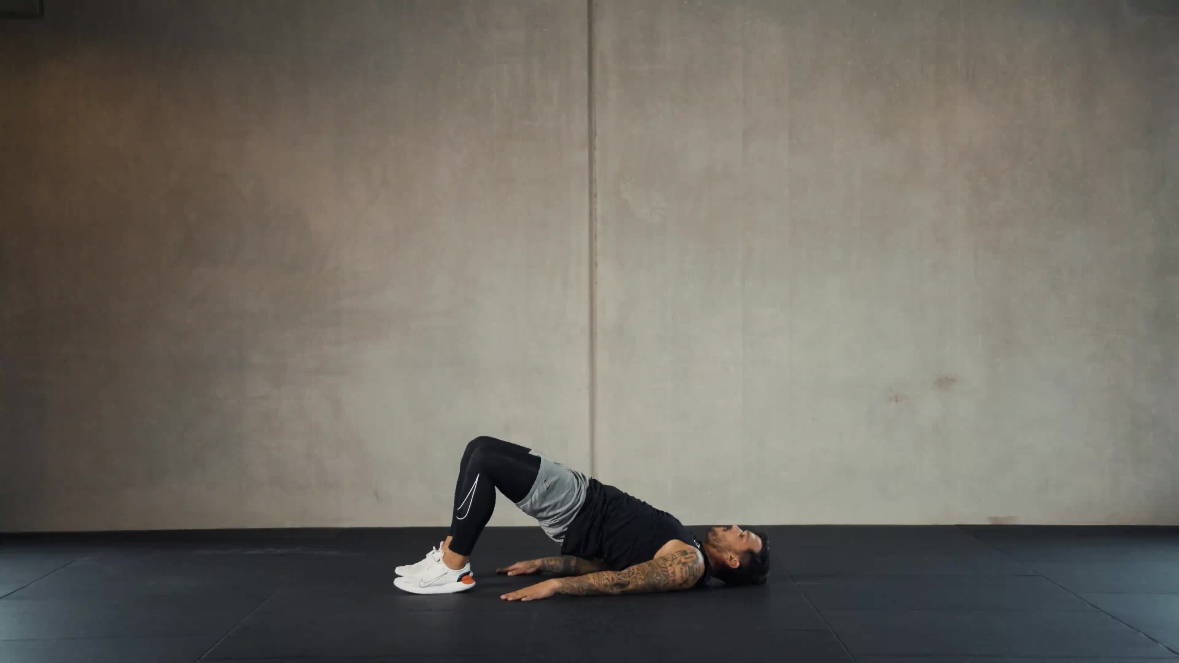 Bodyweight hinge workout